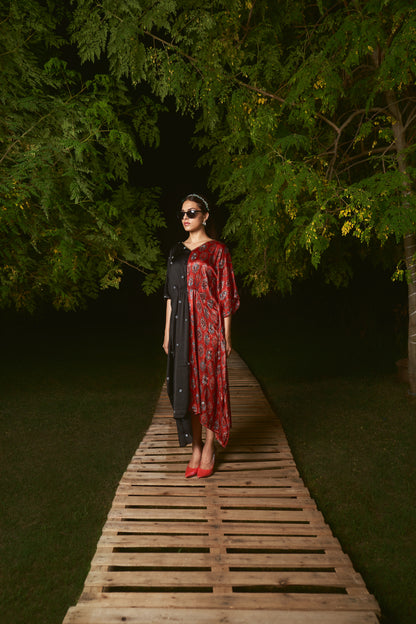 Red and Black kaftan