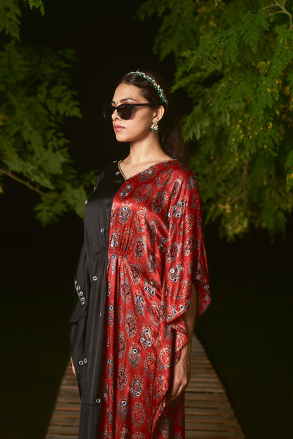 Red and Black kaftan
