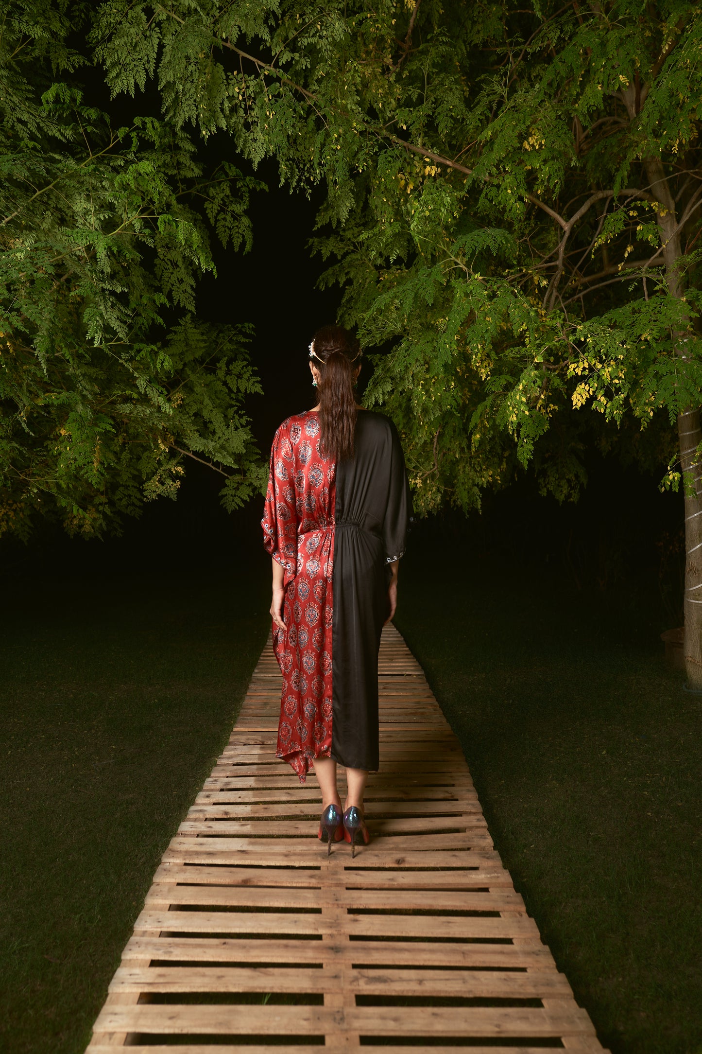 Red and Black kaftan