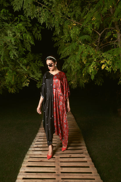Red and Black kaftan