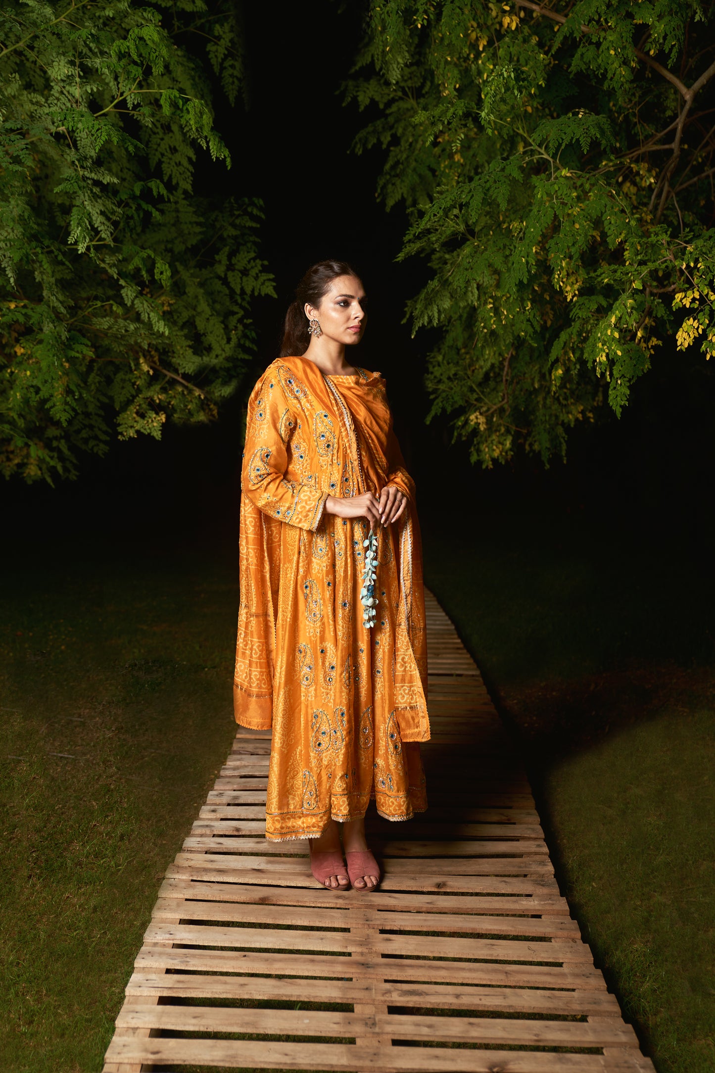 TURMERIC YELLOW ANARKALI
