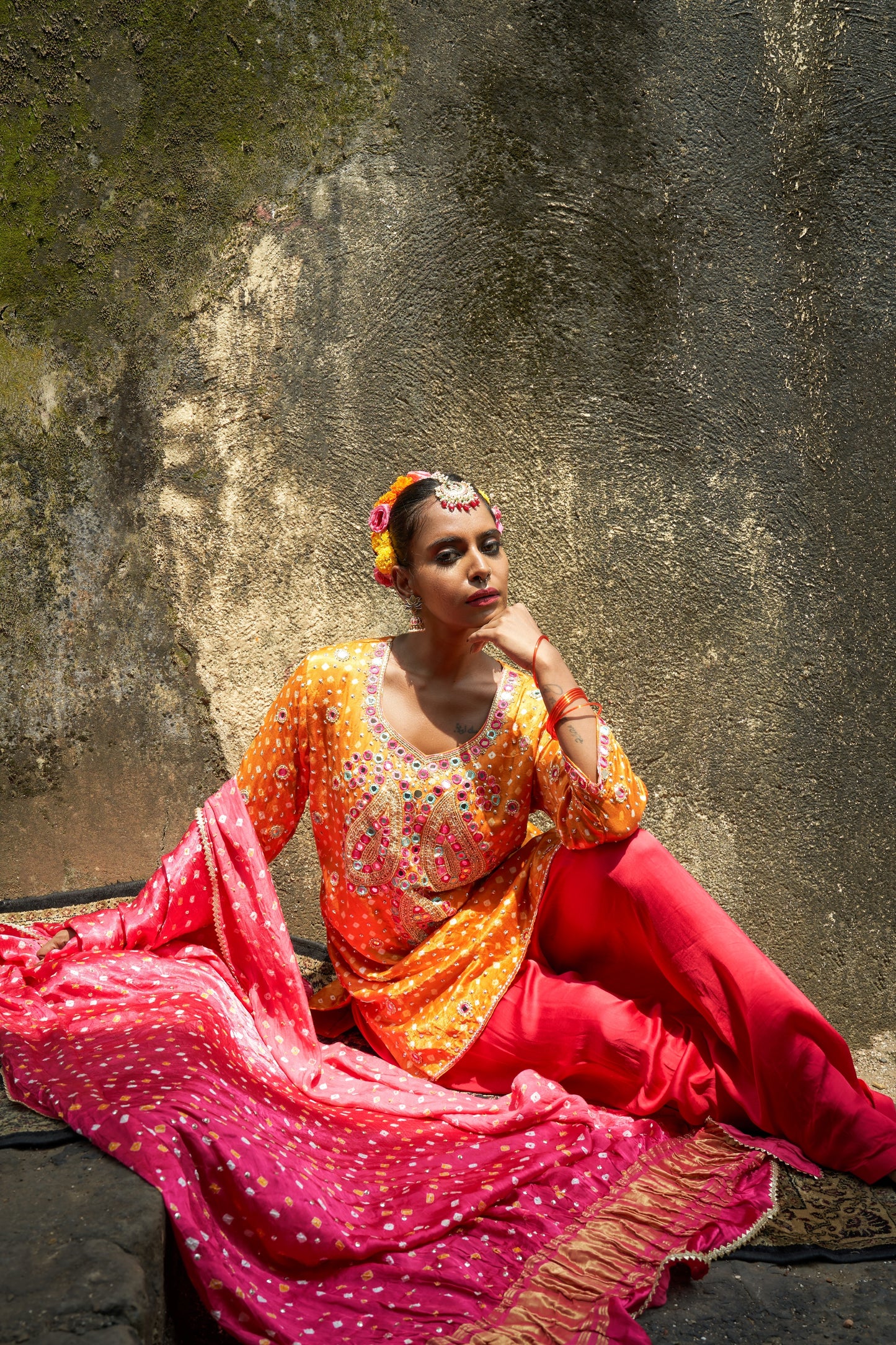 Yellow Paisley Kurta Set