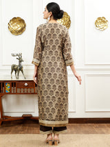 Sand Brown Kurta Set