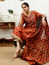 Burnt Orange Kurta Set