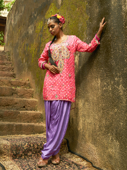 Pink & Purple Paisley