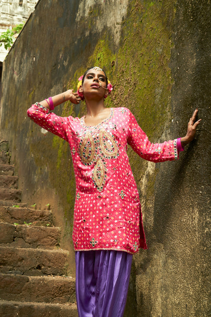 Pink & Purple Paisley