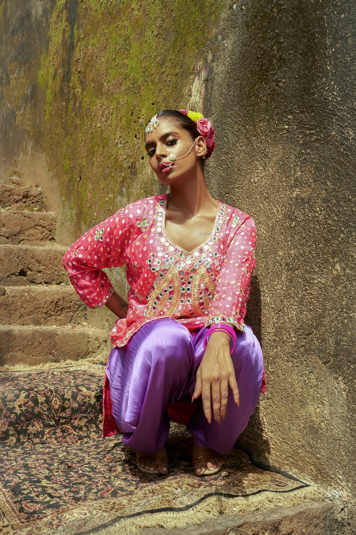 Pink & Purple Paisley