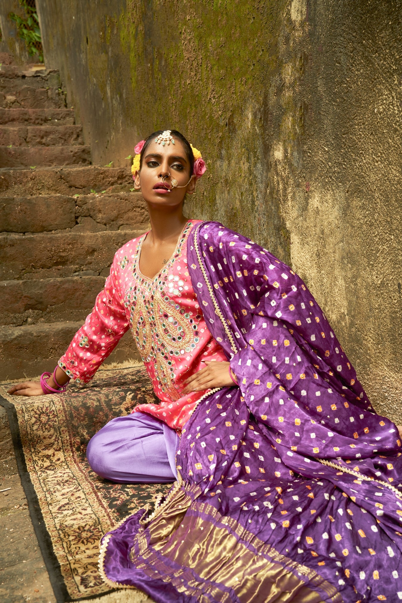 Pink & Purple Paisley