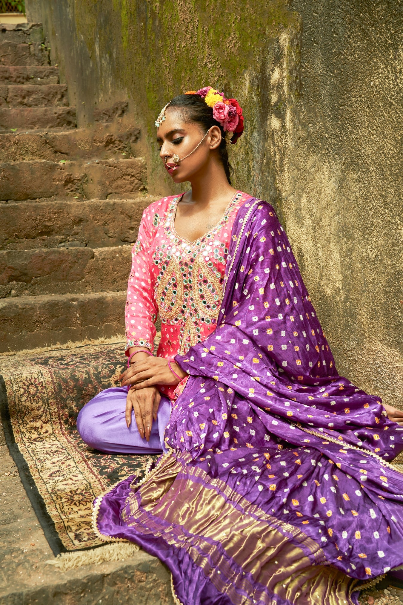 Pink & Purple Paisley